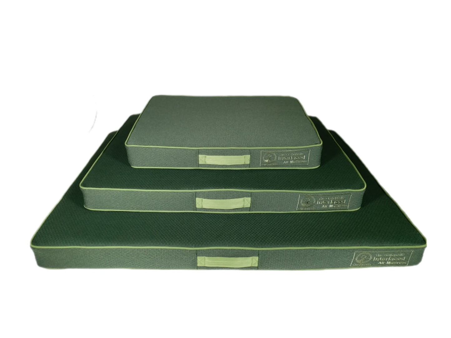 Orthopedic Interlaced Air Bed with "Ferny Green" Collection