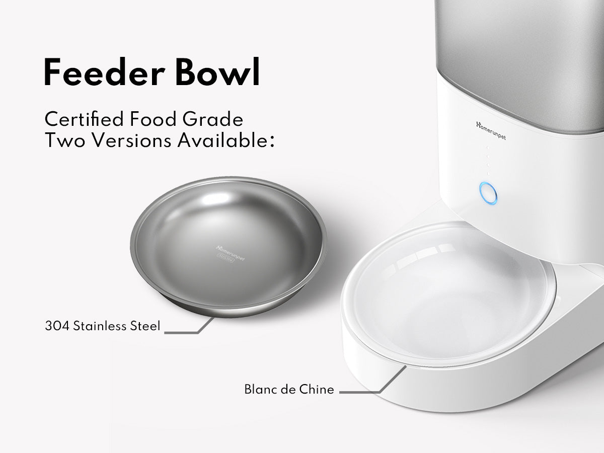 Homerun PF20 宠物喂食器 - 瓷碗 - 手机应用程序控制