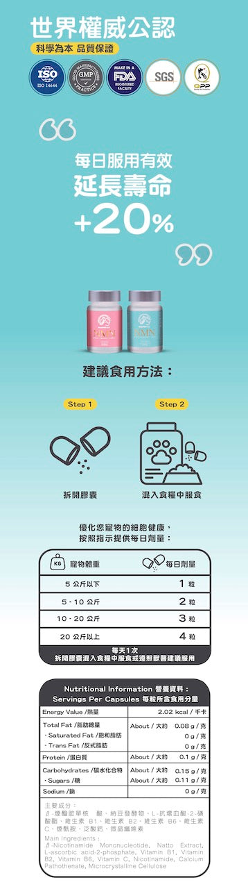 ALLPET NMN 30 Capsules