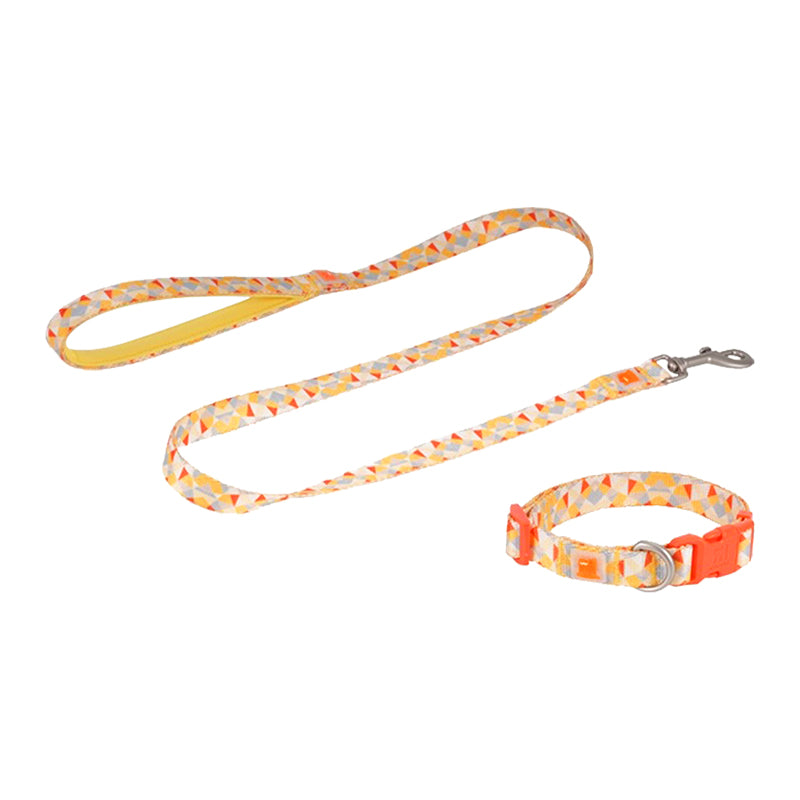 Diamond Gleam Collar & Dog Leash Two-Piece Set