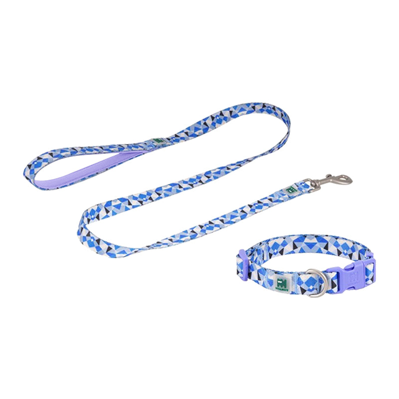 Diamond Gleam Collar & Dog Leash Two-Piece Set