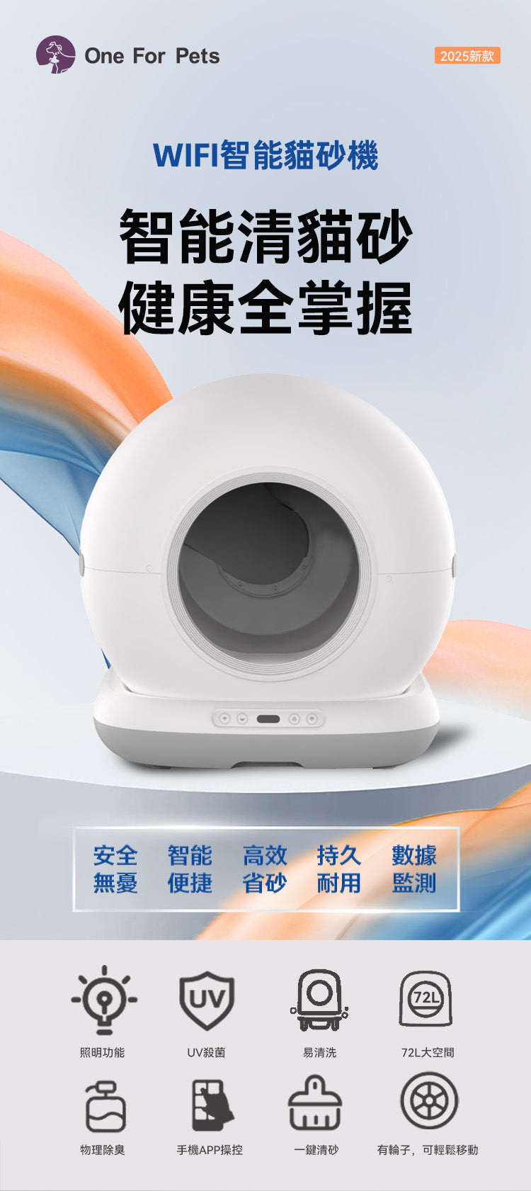 One For Pets Smart Cat Litter Box CB001