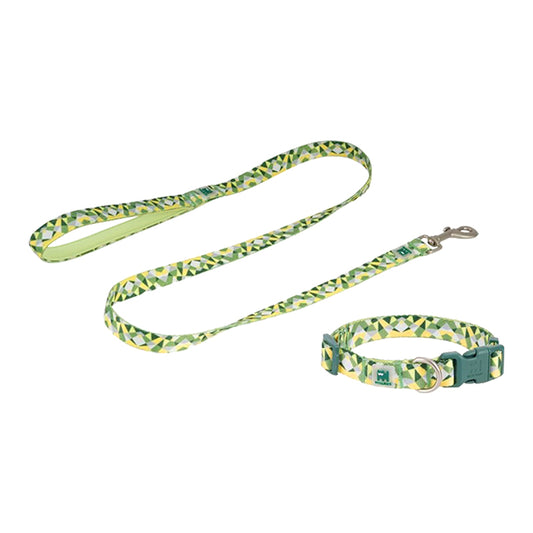 Diamond Gleam Collar & Dog Leash Two-Piece Set