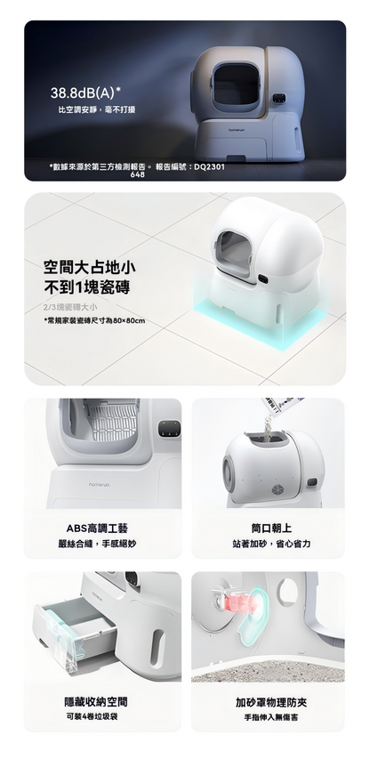HomeRun Auto Cat Litter Box
