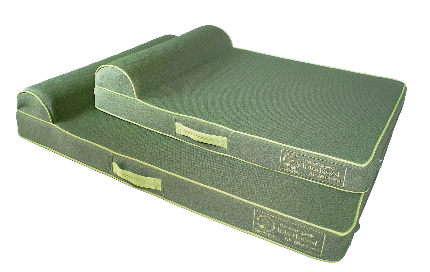 Orthopedic Interlaced Air Bed with "Ferny Green" Collection