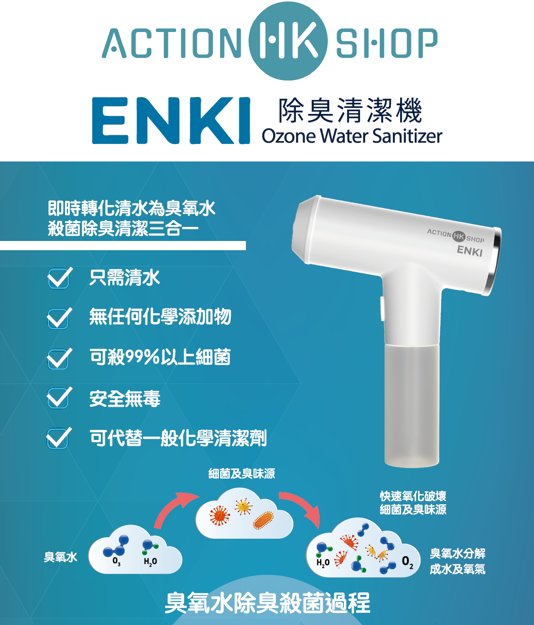 Enki Ozone Water Sanitizer