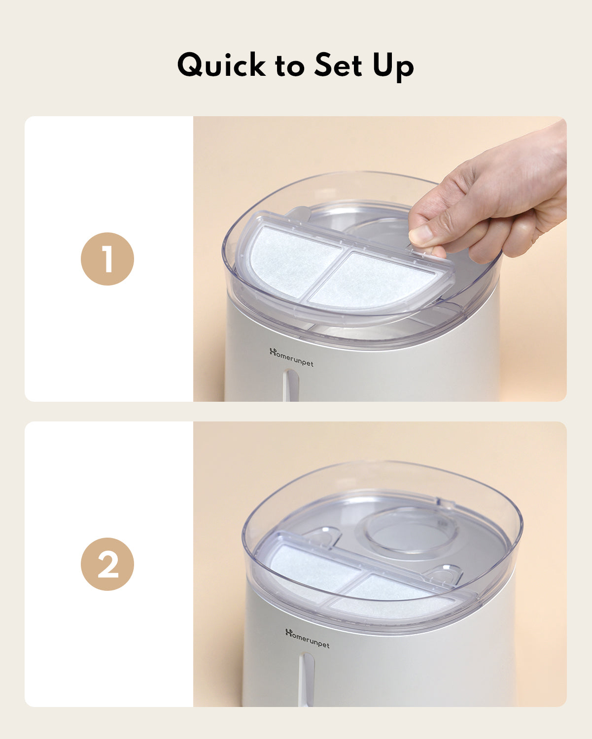 Homerun WF20 宠物饮水器 - 无线泵