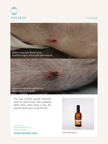 TOS Skin Pets Relief Spray 100ml