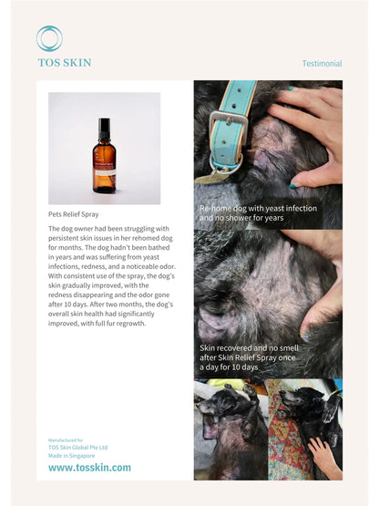 TOS Skin Pets Relief Spray 100ml