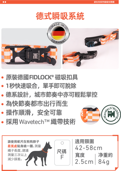 Pollocksaic Magnetic Snap Collar