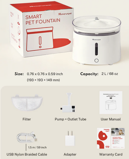 Homerun WF20 宠物饮水器 - 无线泵